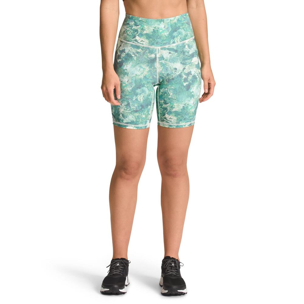 THE NORTH FACE Women's Elevation Bike Short, Lime Cream Size XS Regular 11745